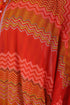 Long printed over sized coat with hoodie and pockets